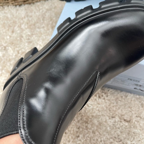 Prada Monolith brushed leather Chelsea boots - Picture 12 of 16